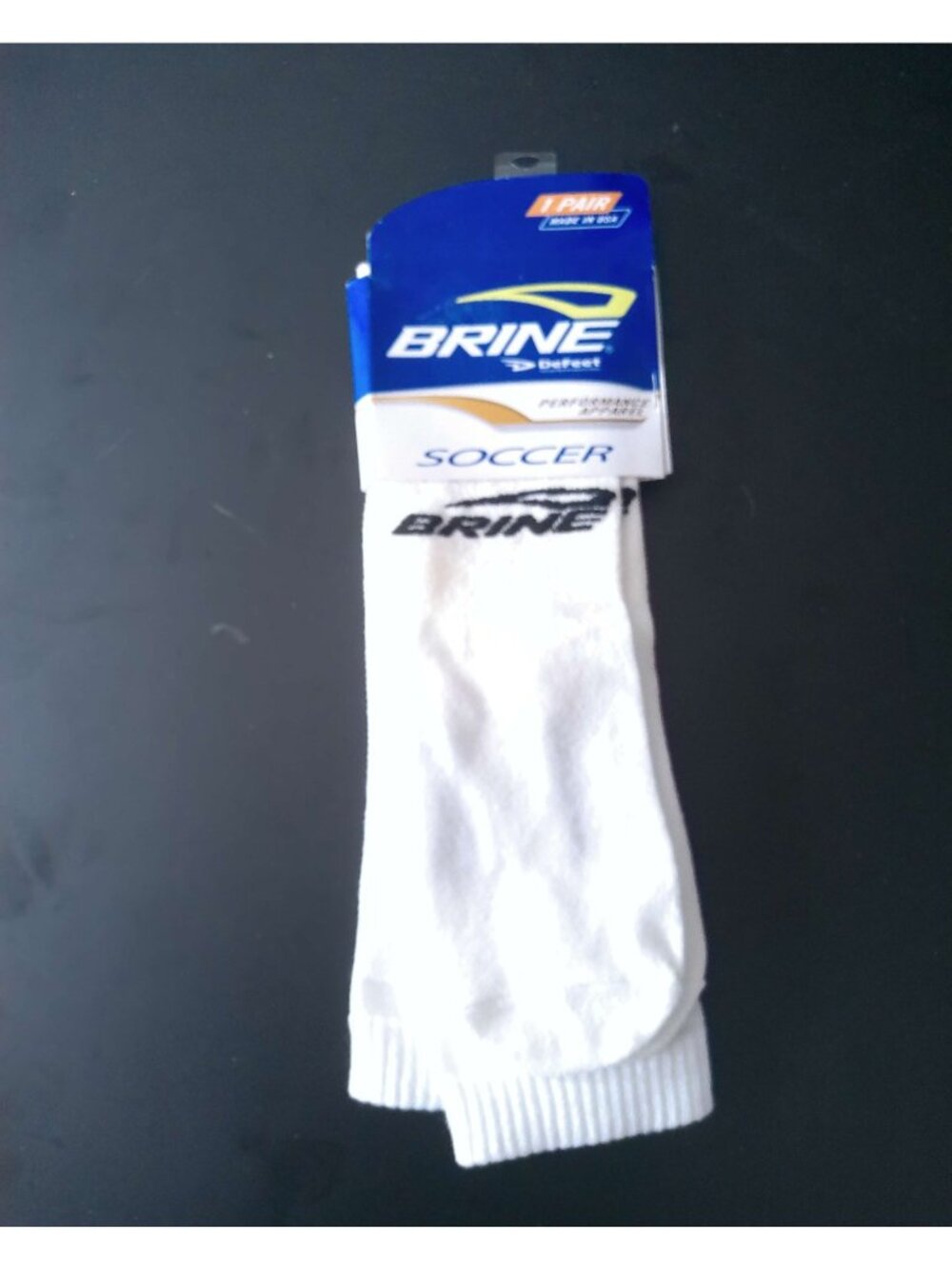 1 Pair Of Brine Soccer Socks Unisex One Size